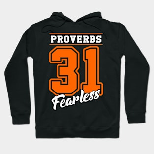 Number 31 T-shirt | Proverbs 31 The Fearless Bible Verse Hoodie